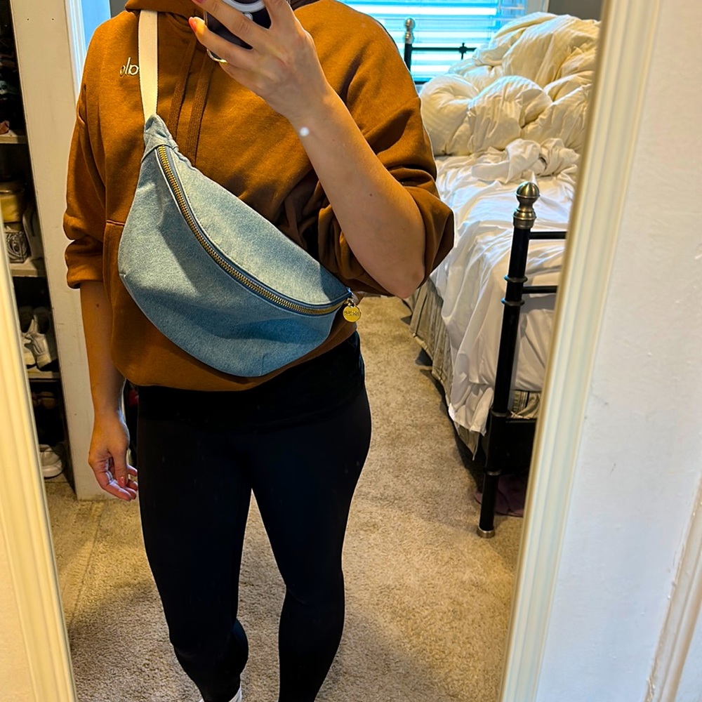 Stoney Clover Lane Denim Jumbo Fanny Pack